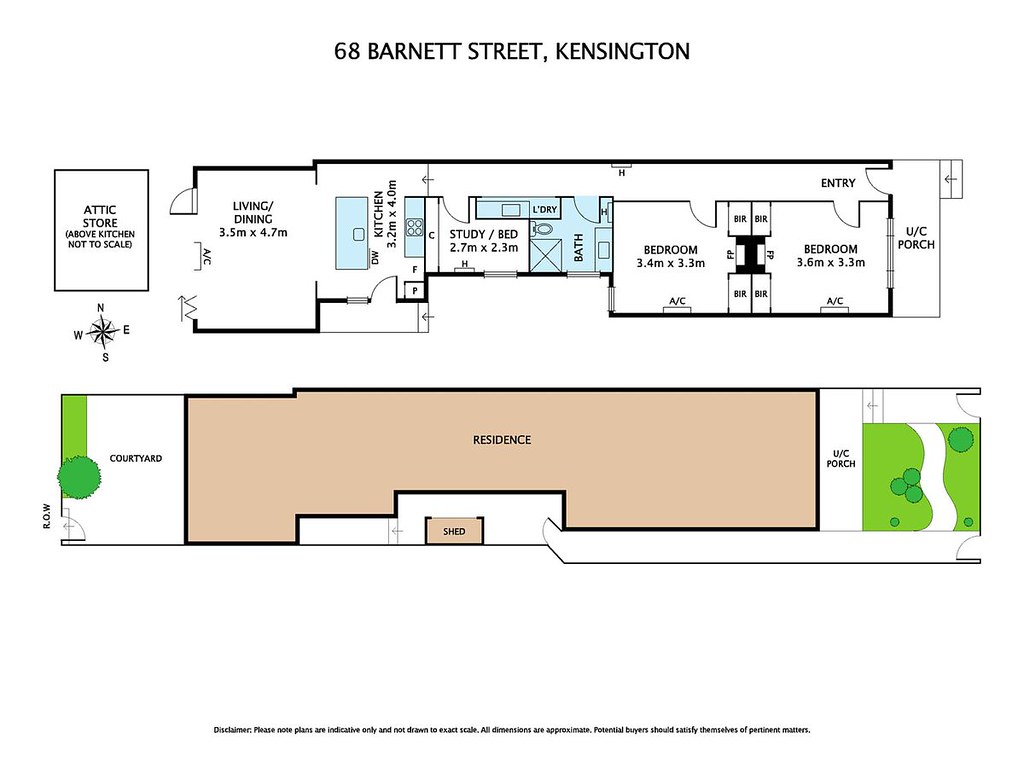 68 Barnett Street, Kensington VIC 3031 floorplan