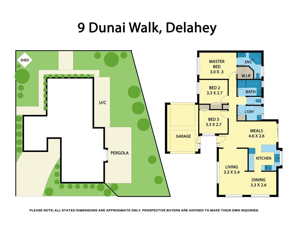 9 Dunai Walk, Delahey VIC 3037 floorplan