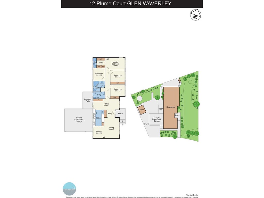 12 Plume Court, Glen Waverley VIC 3150 floorplan