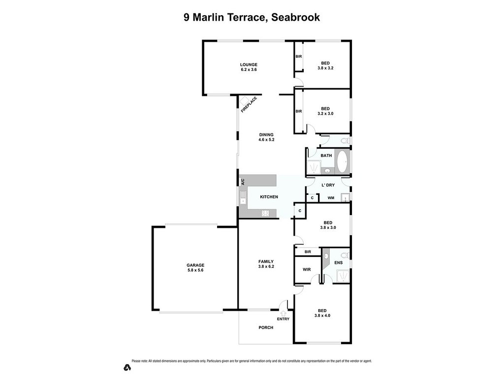 9 Marlin Terrace, Seabrook VIC 3028 floorplan