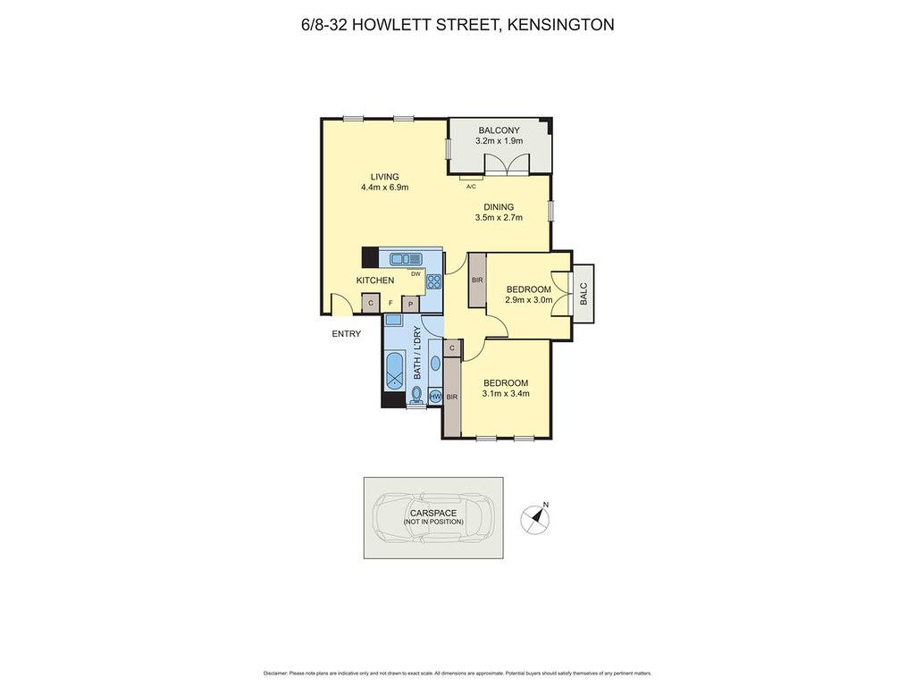6/8-32 Howlett Street, Kensington VIC 3031 floorplan