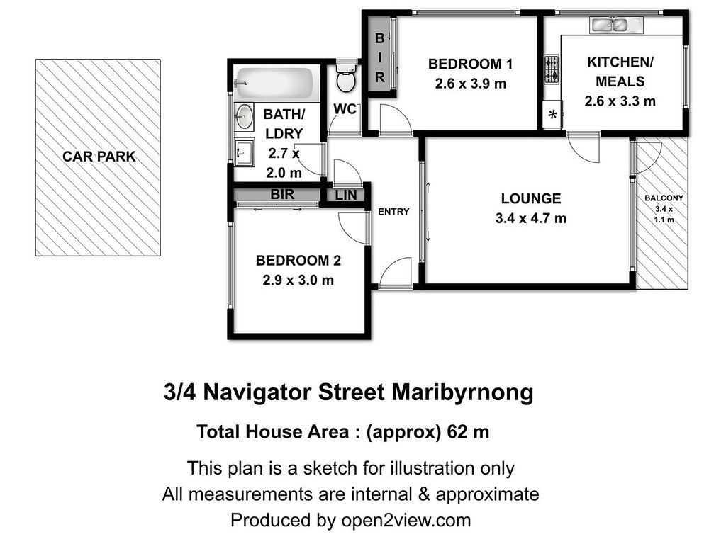 3/4 Navigator Street, Maribyrnong VIC 3032 floorplan
