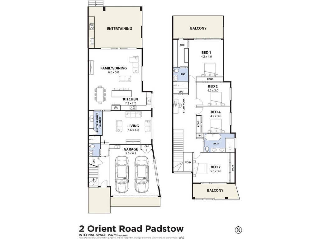 2 Orient Road, Padstow NSW 2211 floorplan