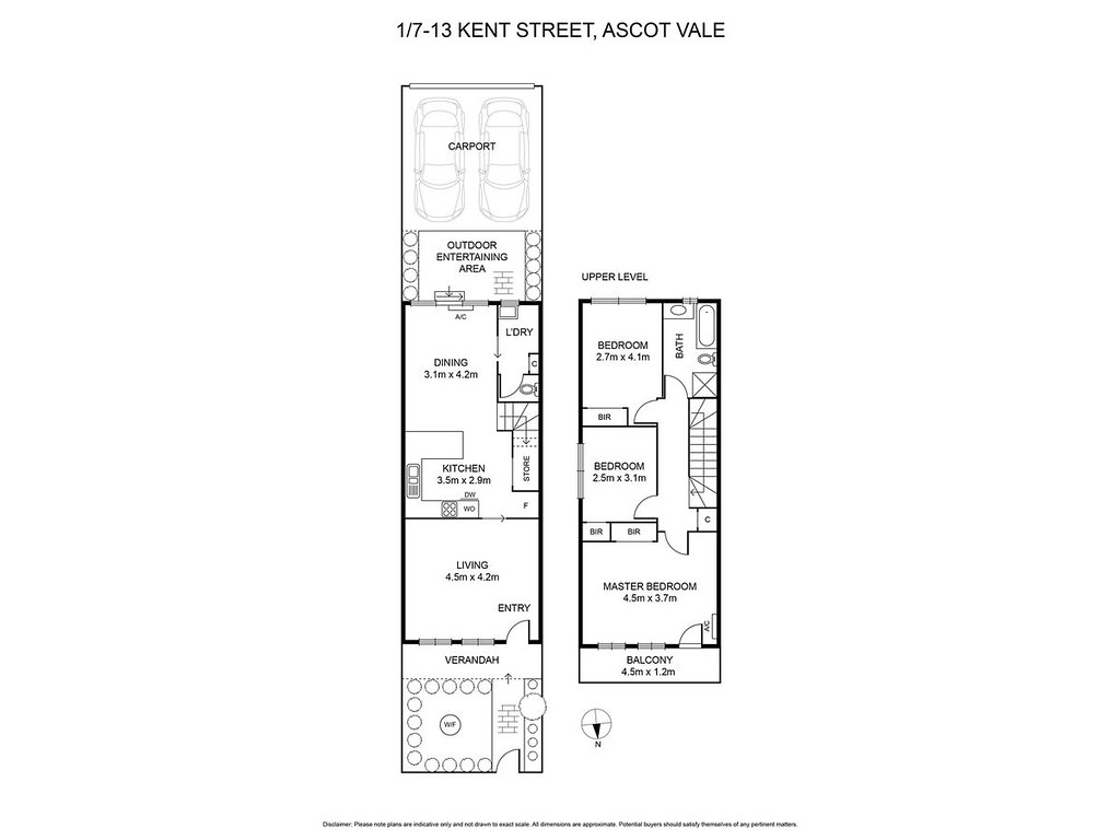 1/7-13 Kent Street, Ascot Vale VIC 3032 floorplan