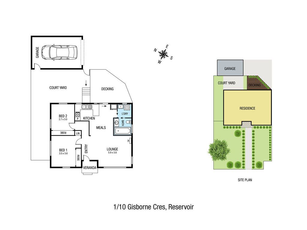 10 Gisborne Crescent, Reservoir VIC 3073 floorplan
