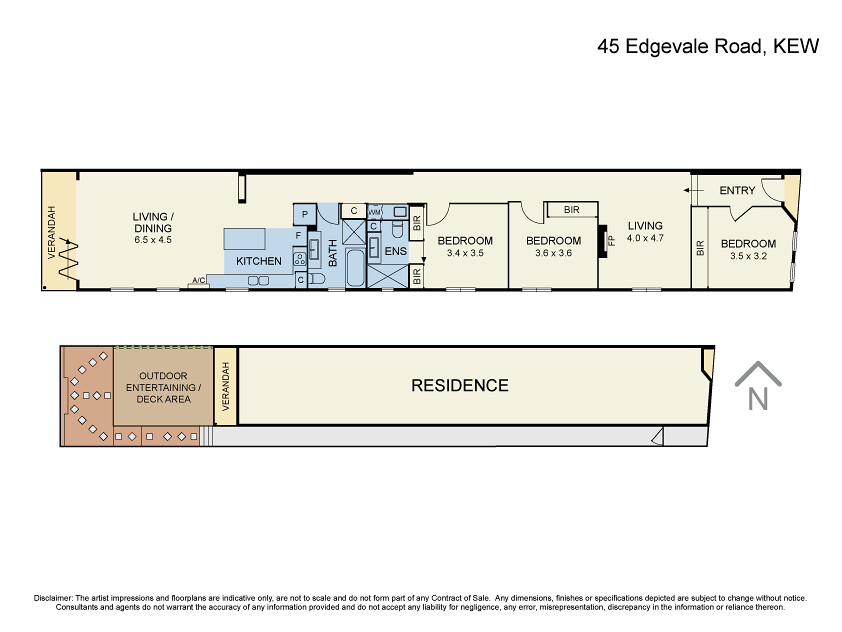 45 Edgevale Road, Kew VIC 3101 floorplan