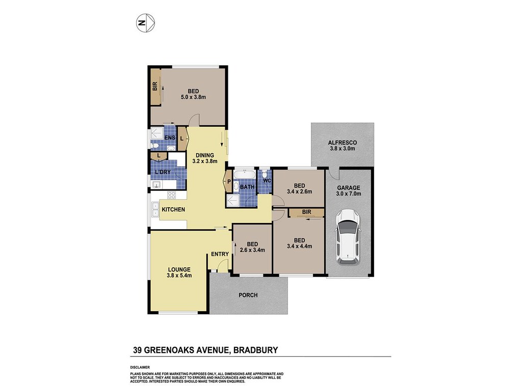 39 Greenoaks Avenue, Bradbury NSW 2560 floorplan