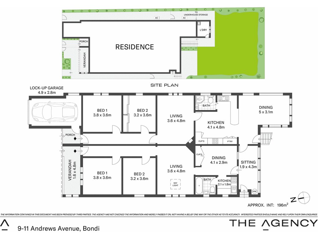 9-11 Andrews Avenue, Bondi NSW 2026 floorplan