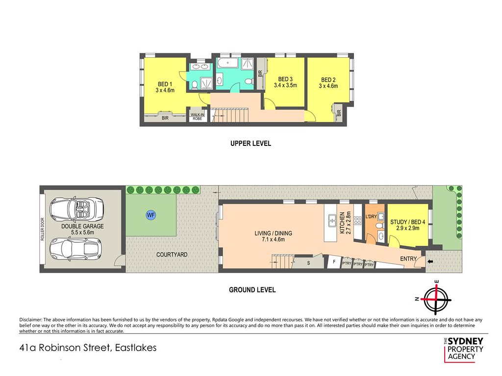 41A Robinson Street, Eastlakes NSW 2018 floorplan