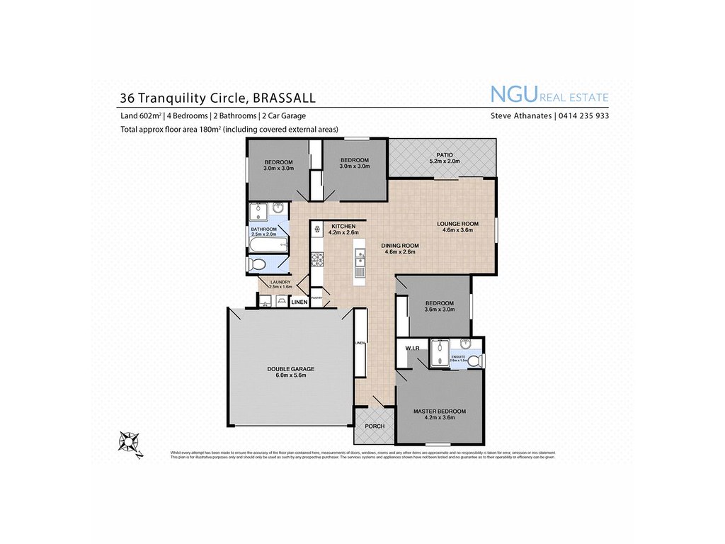 36 Tranquillity Circle, Brassall QLD 4305 floorplan