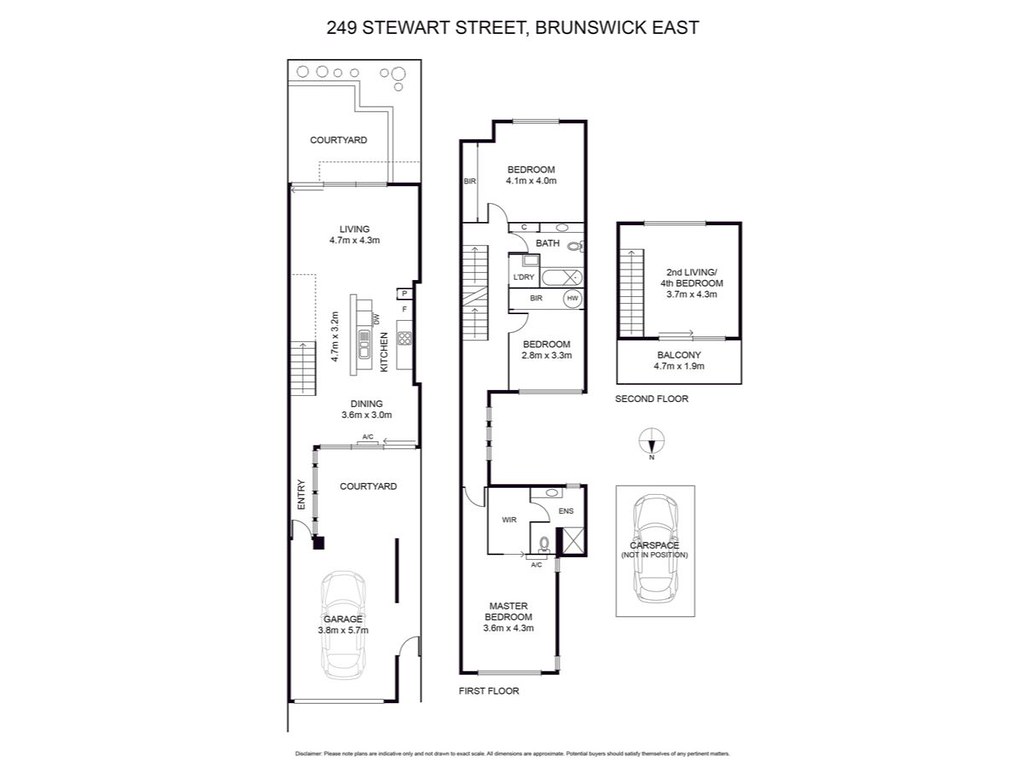 249 Stewart Street, Brunswick East VIC 3057 floorplan