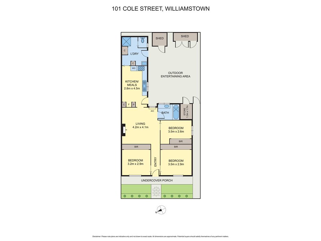 101 Cole Street, Williamstown VIC 3016 floorplan