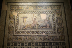 akratos ve euprosyne mozaiği / mosaic of akratos and euprosyne