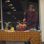 <b>Kwanzaa Dinner</b><br/> Students gather together to celebrate Kwanzaa through poetry, singing, and stories. 
Dec 8, 2018
Photo by: Annie Goodroad '19<a href="//farm66.static.flickr.com/65535/48037086393_d375089b78_o.jpg" title="High res">&prop;</a>
