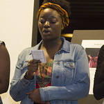 <b>Kwanzaa Dinner</b><br/> Students gather together to celebrate Kwanzaa through poetry, singing, and stories. 
Dec 8, 2018
Photo by: Annie Goodroad '19<a href="//farm66.static.flickr.com/65535/48037086538_30ceb6315f_o.jpg" title="High res">&prop;</a>

