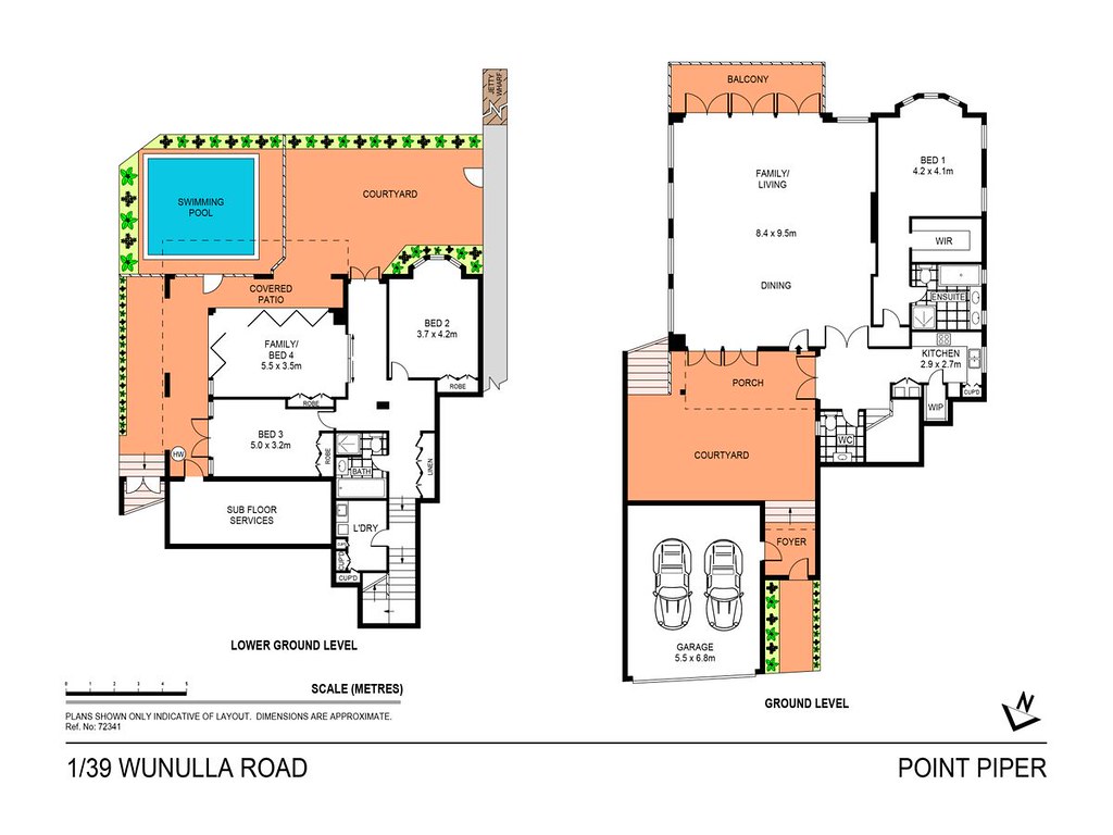 1/39 Wunulla Road, Point Piper NSW 2027 floorplan
