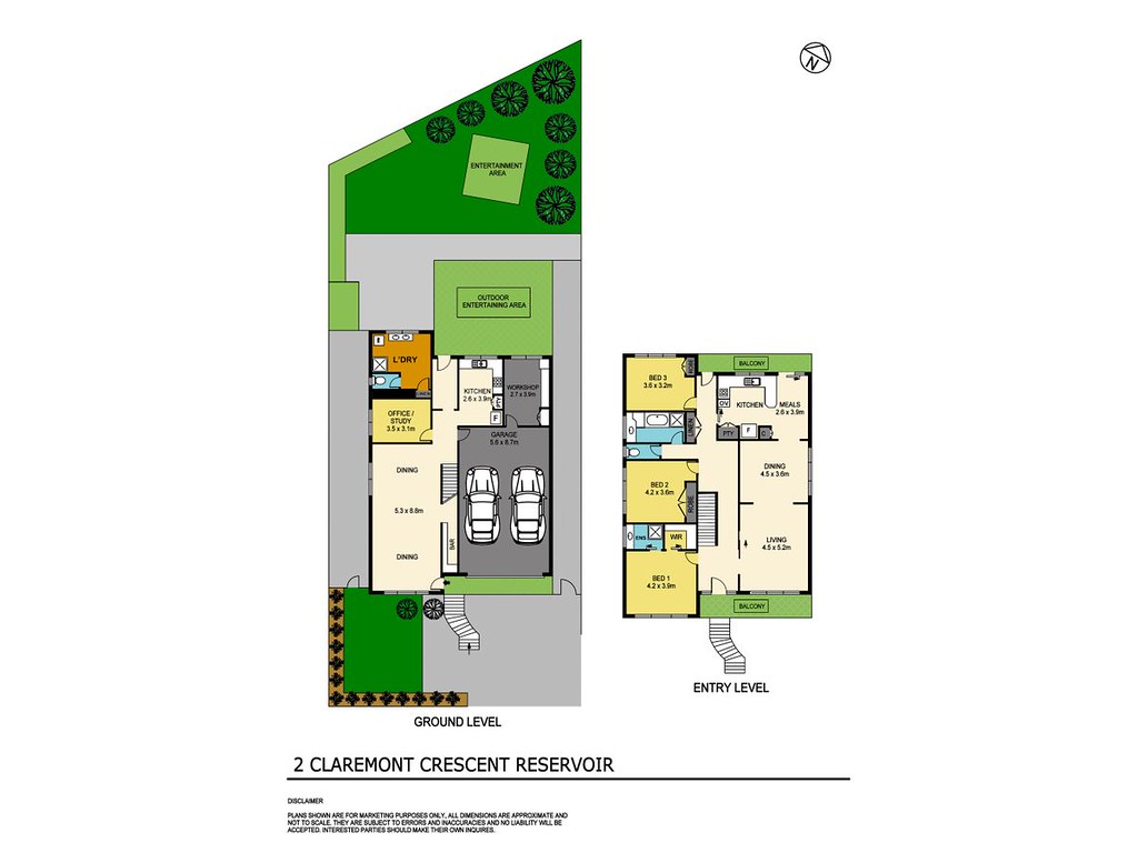 2 Claremont Crescent, Reservoir VIC 3073 floorplan