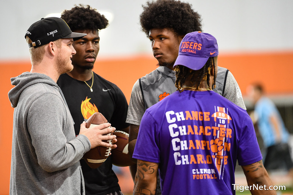 Clemson Recruiting Photo of Chase Brice and Justyn Ross and Tee Higgins