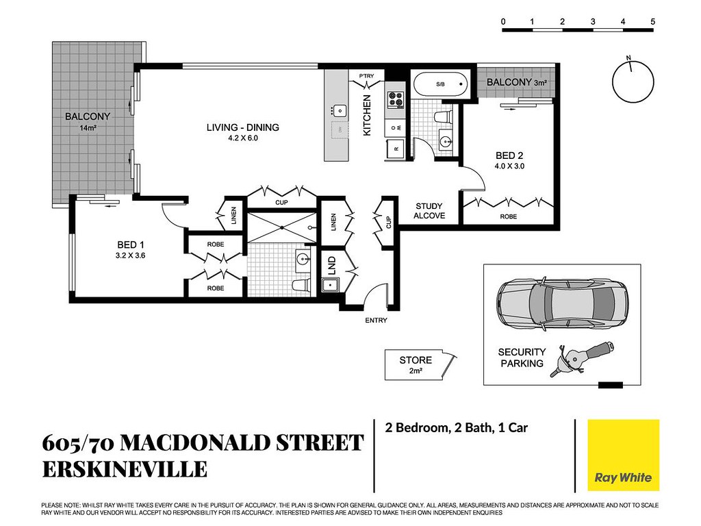 605/70 Macdonald Street, Erskineville NSW 2043 floorplan