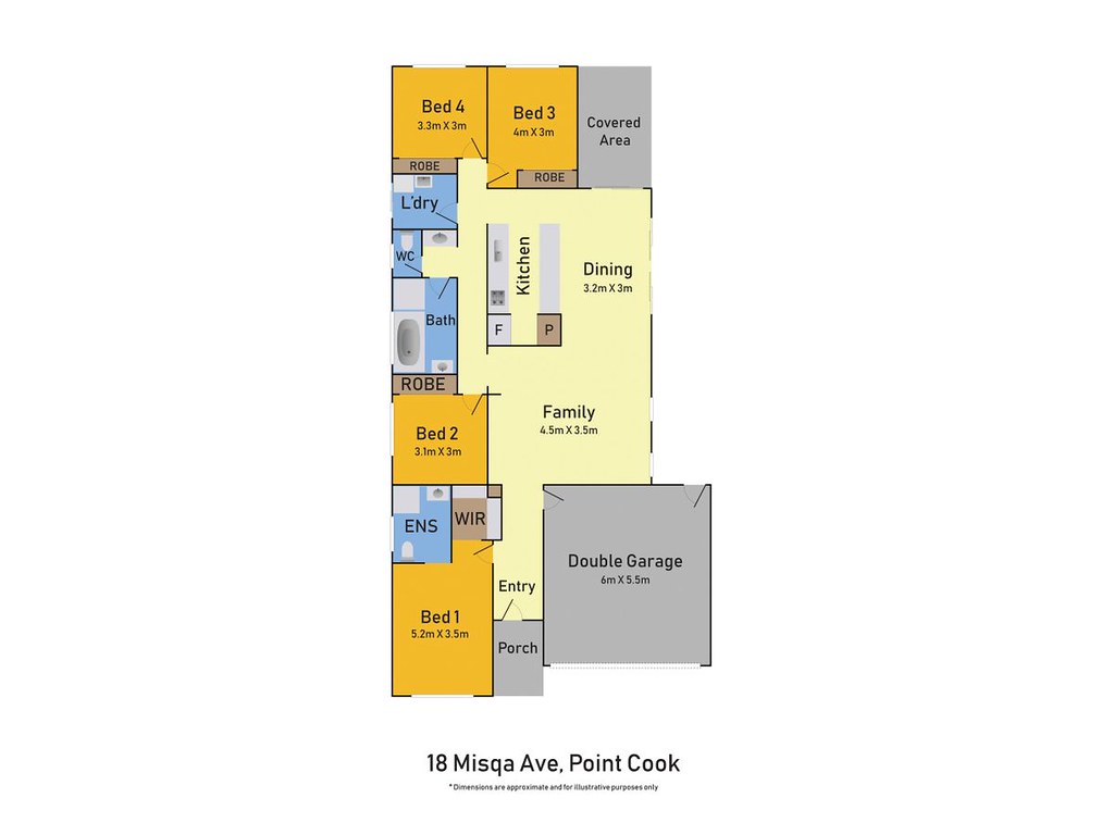 18 Misqa Avenue, Point Cook VIC 3030 floorplan