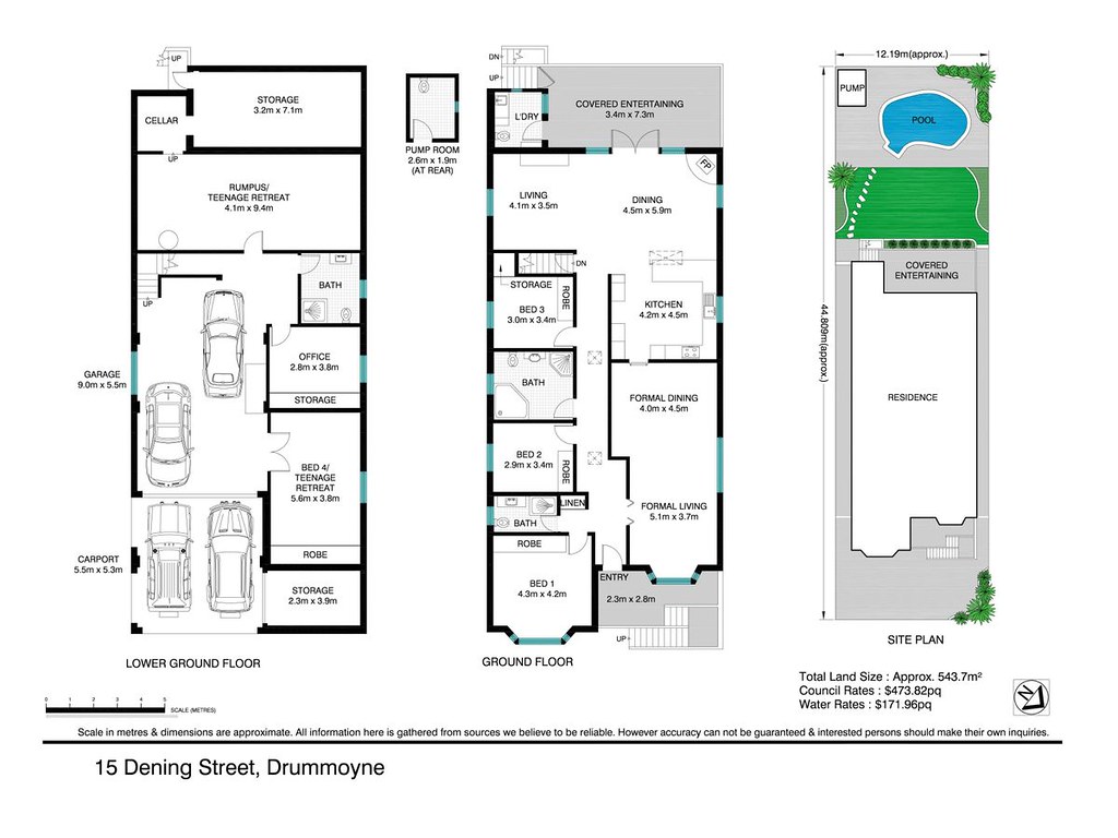 15 Dening Street, Drummoyne NSW 2047 floorplan