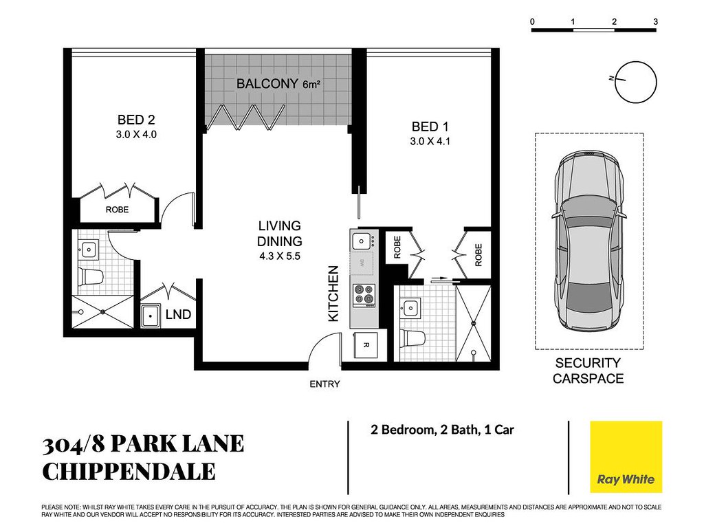 304/8 Park Lane, Chippendale NSW 2008 floorplan