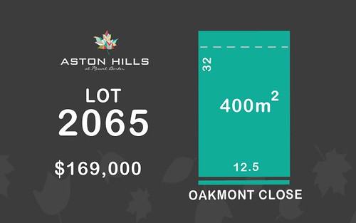 Lot 2065, Oakmont Close (Aston Hills), Mount Barker SA