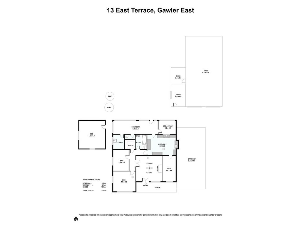 13 East Terrace, Gawler East SA 5118 floorplan