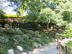 Walk Path Inside Japanese Friendship Garden in San Diego