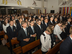 Msza św. i pożegnanie gimnazjalistów i ósmoklasistów