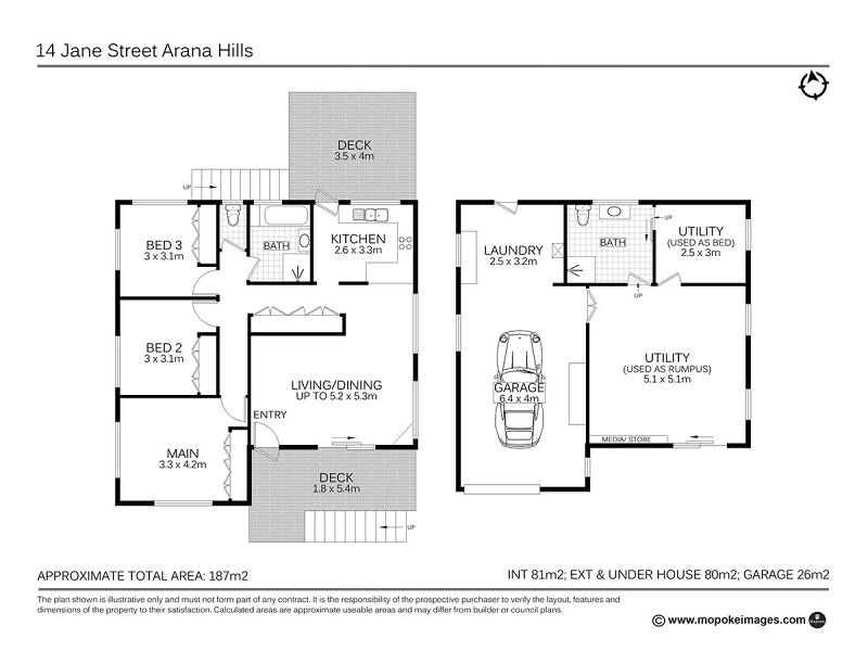 14 Jane Street, Arana Hills QLD 4054 floorplan