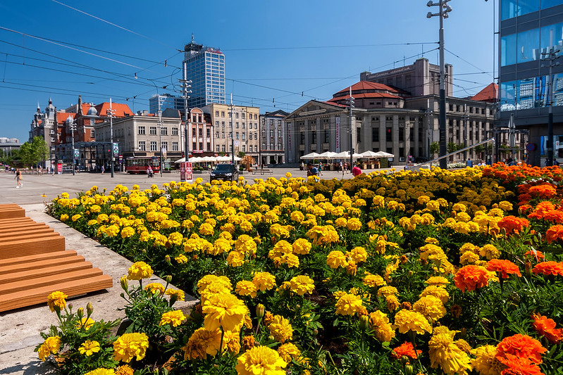 Katowice Market Square<br/>© <a href="https://flickr.com/people/8172958@N05" target="_blank" rel="nofollow">8172958@N05</a> (<a href="https://flickr.com/photo.gne?id=48091955001" target="_blank" rel="nofollow">Flickr</a>)