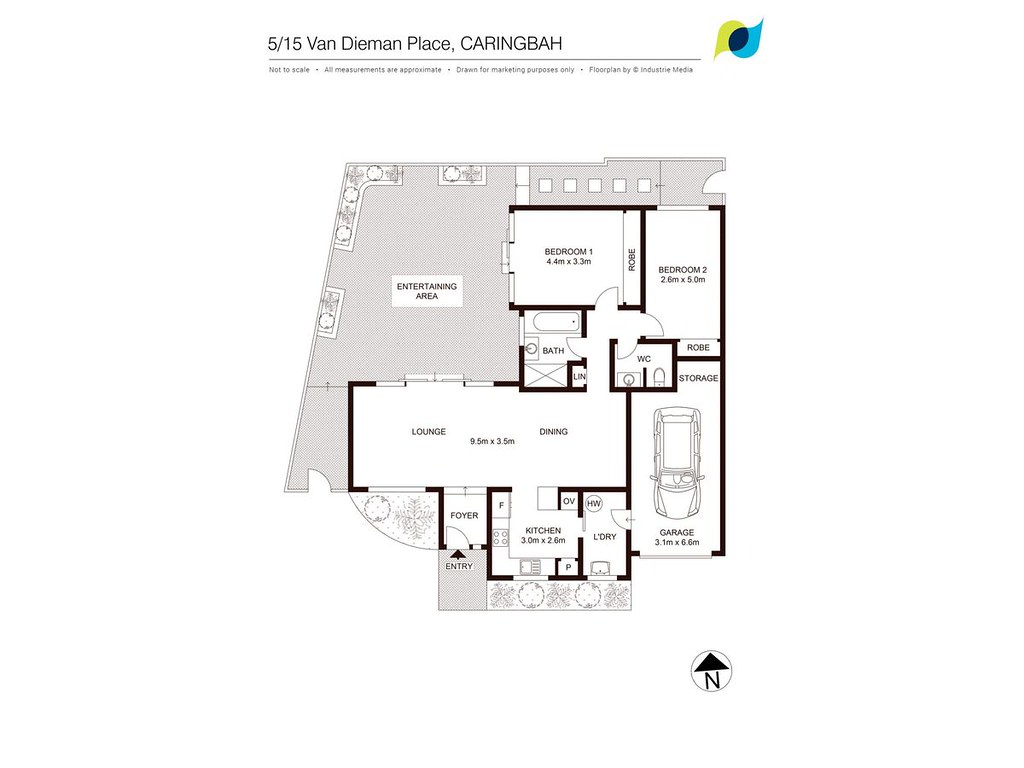 5/15 Van Dieman Place, Caringbah NSW 2229 floorplan