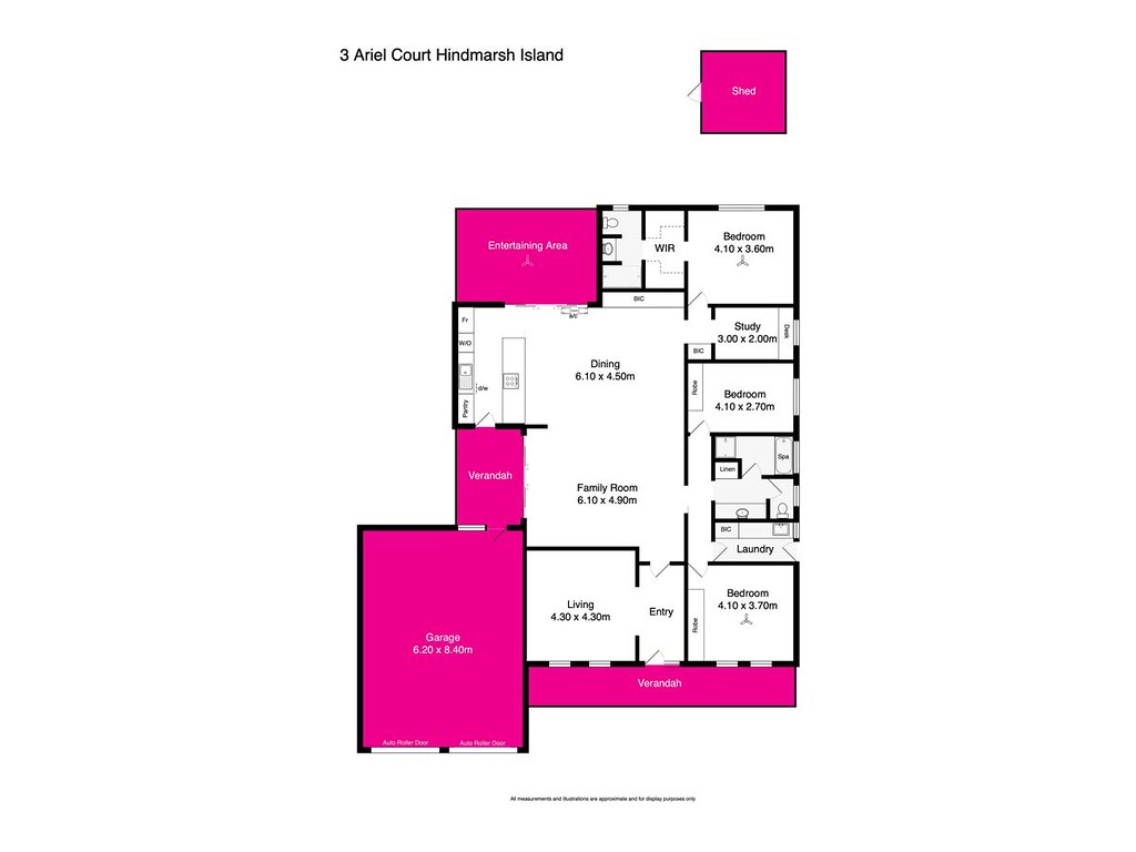 3 Ariel Court, Hindmarsh Island SA 5214 floorplan