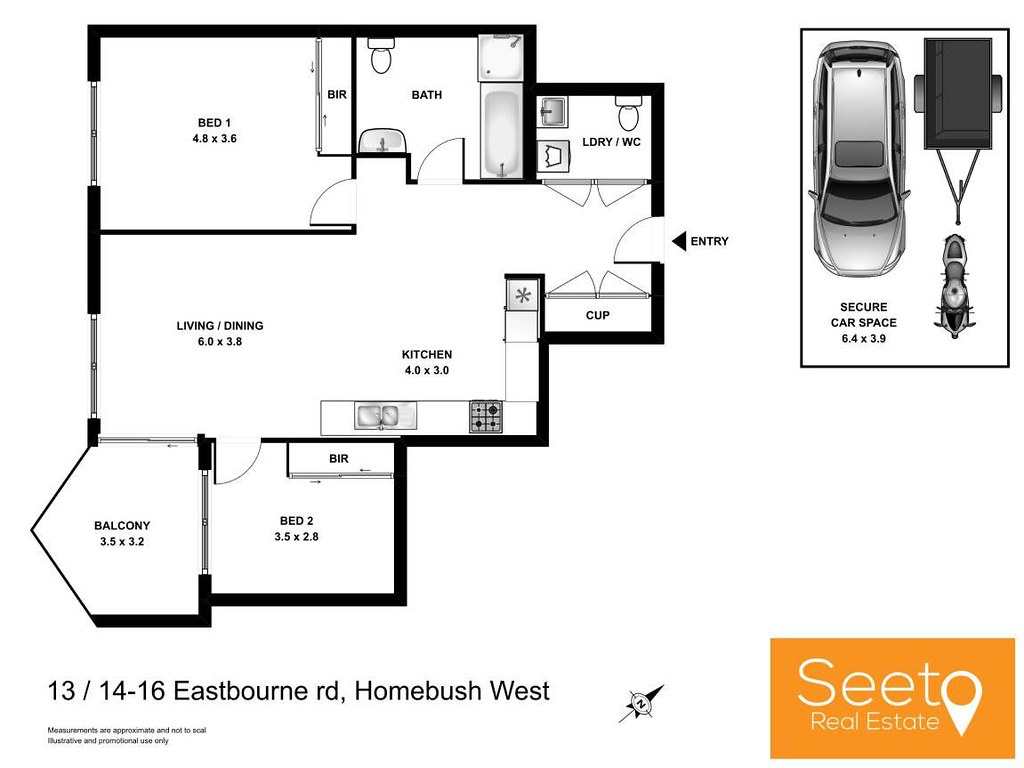 13/14-16 Eastbourne Road, Homebush West NSW 2140 floorplan