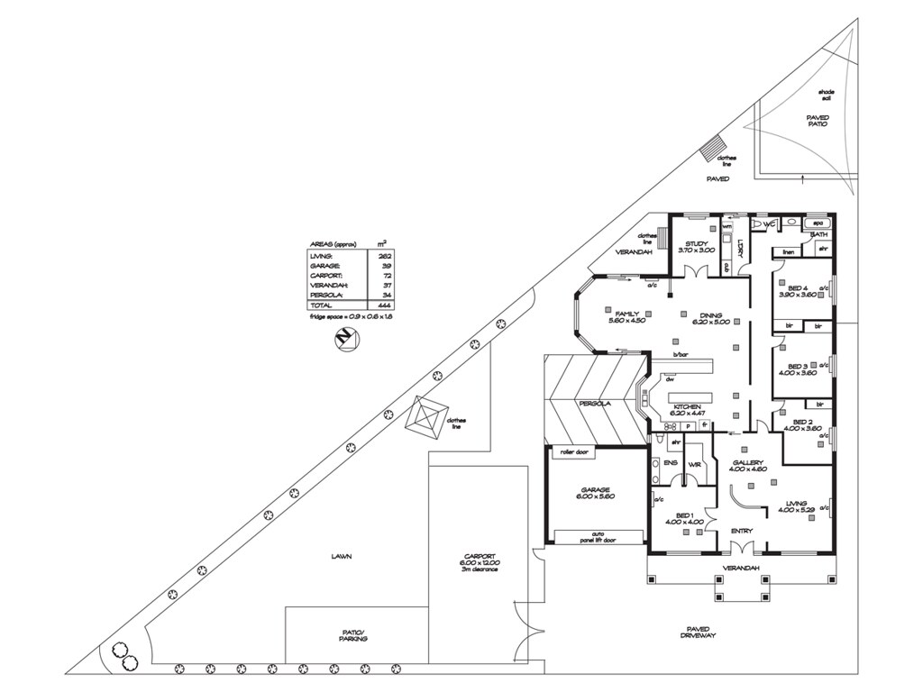 3 Holly Court, Mawson Lakes SA 5095 floorplan