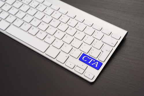 Keyboard With CTA Key In Blue