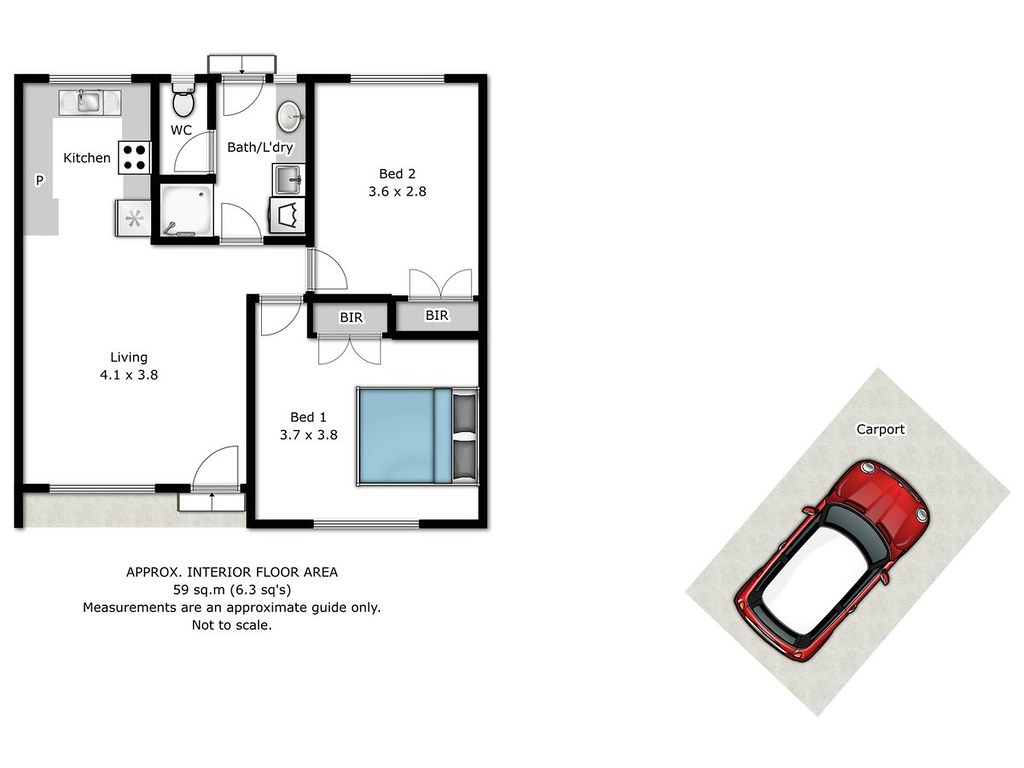3/17 Schubert Crescent, Wodonga VIC 3690 floorplan