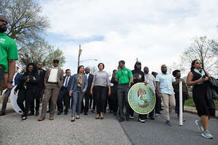 April 10, 2019 MMB Led Joint Press Conference and Community Walk with Prince George’s County Executive Angela Alsobrooks