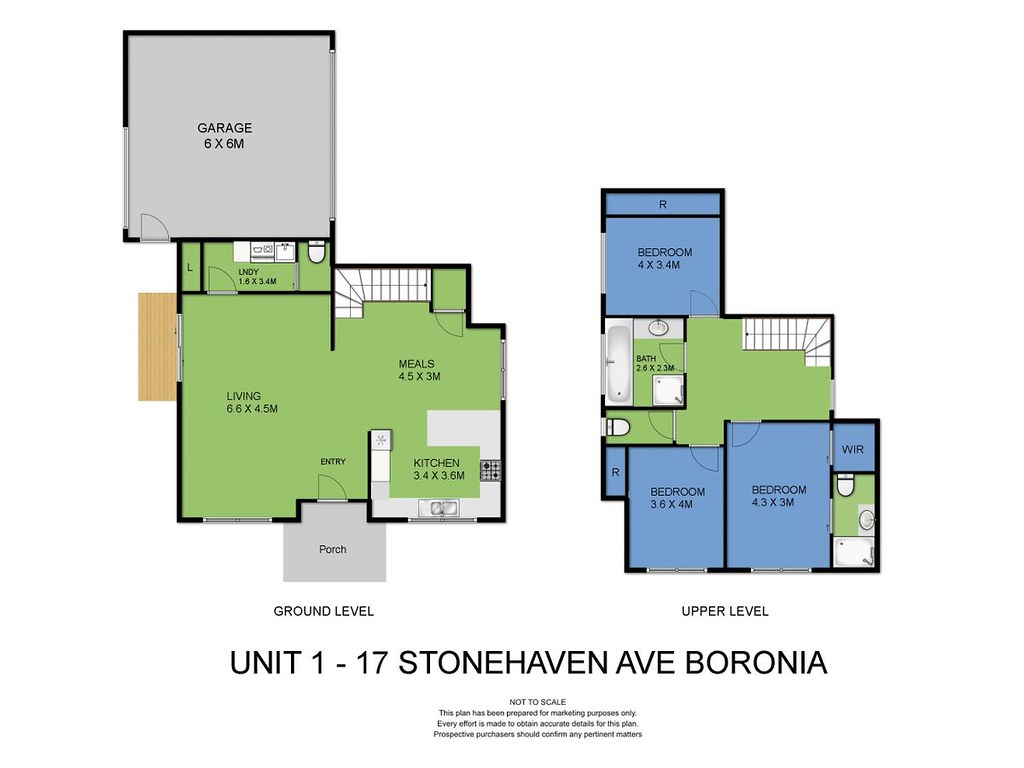 1/17 Stonehaven Avenue, Boronia VIC 3155 floorplan
