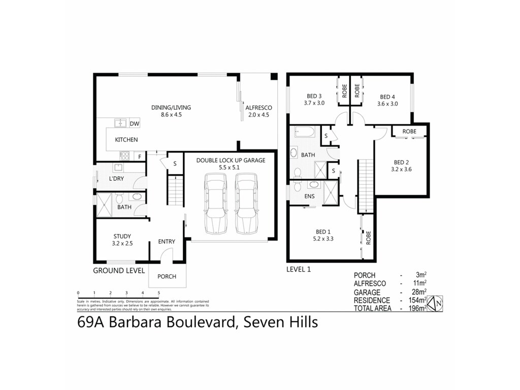 69A Barbara Boulevarde, Seven Hills NSW 2147 floorplan