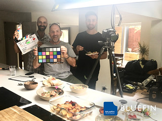 Bluefin TV filming a series of videos on healthy eating and nutrition for start-up company, 'Whole Health & Fitness’.