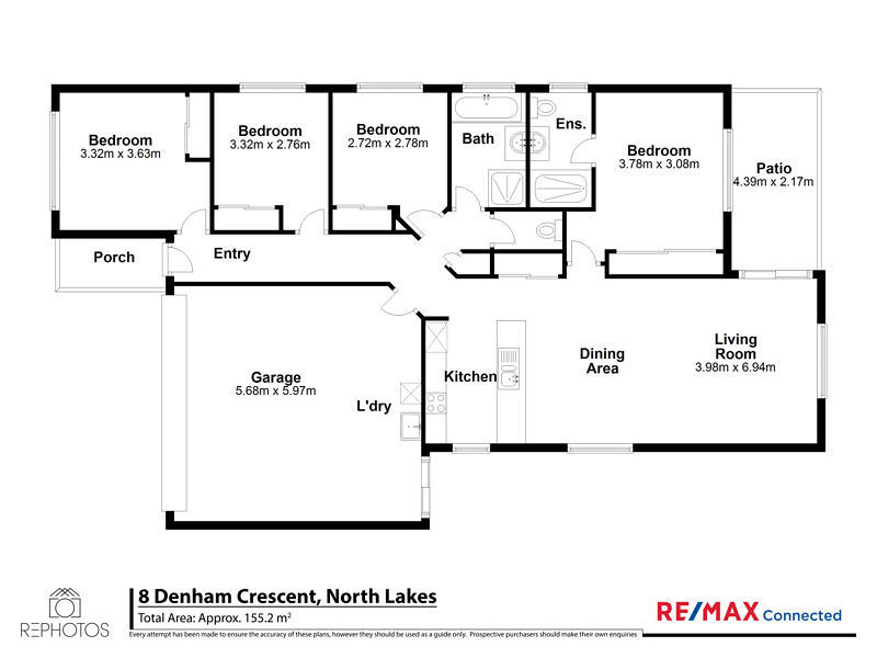 8 Denham Crescent, North Lakes QLD 4509 floorplan