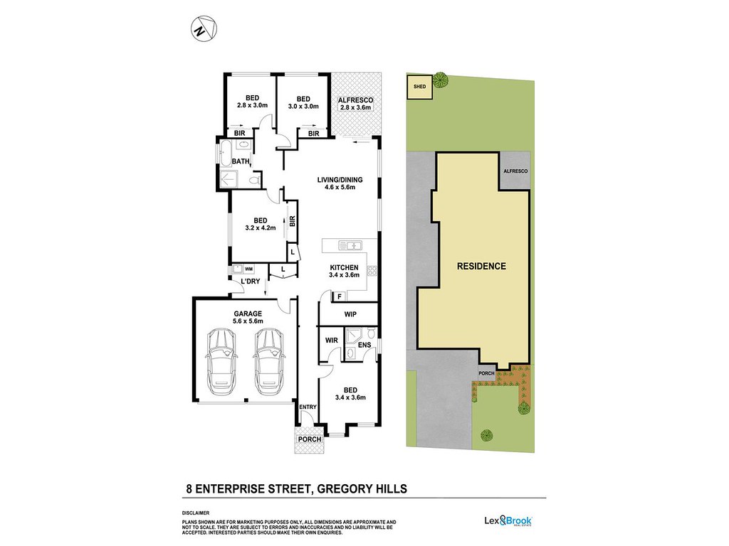 8 Enterprise St, Gregory Hills NSW 2557 floorplan