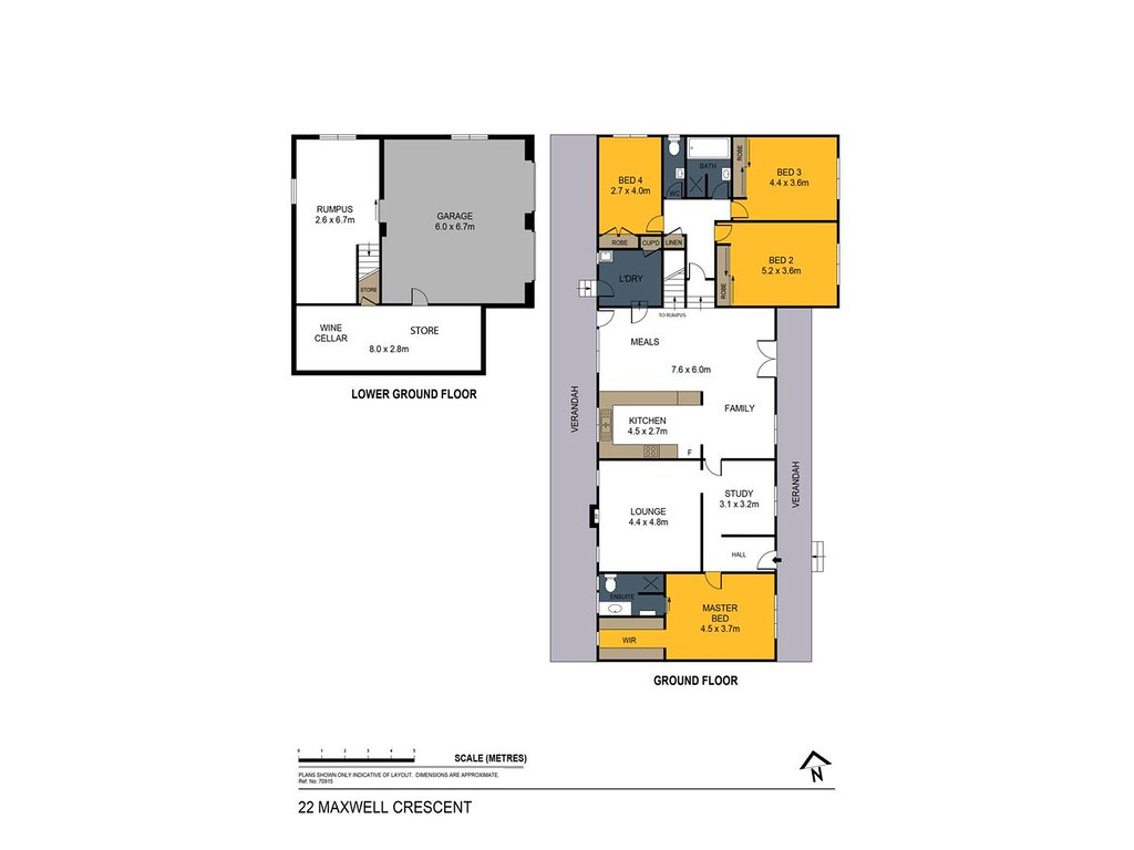 22 Maxwell Crescent, Strathdale VIC 3550 floorplan