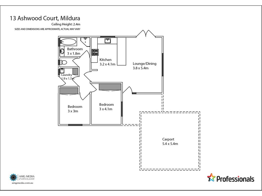 13 Ashwood Court, Mildura VIC 3500 floorplan
