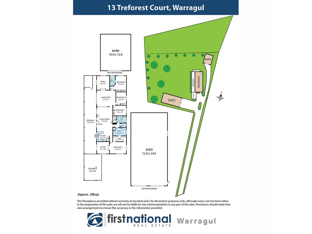 13 Treforest Court, Warragul VIC 3820 floorplan