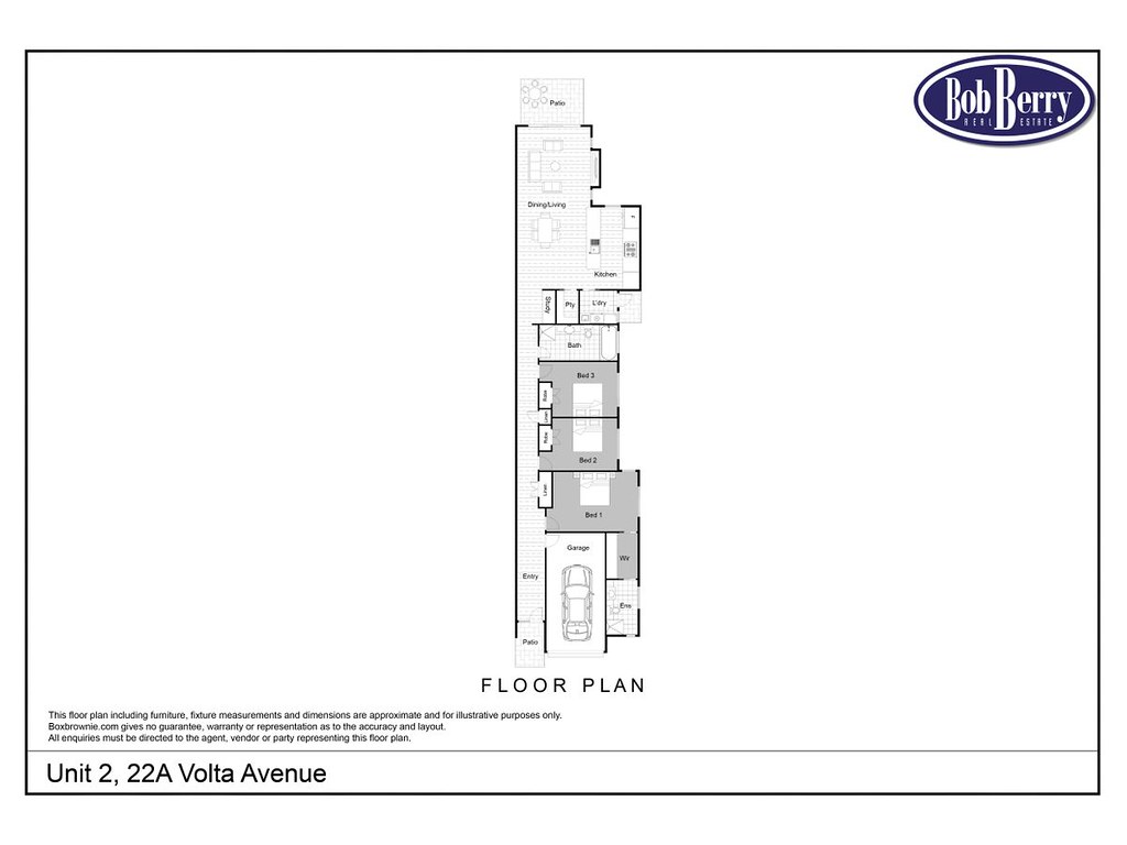 2/22A Volta Avenue, Barbigal NSW 2830 floorplan