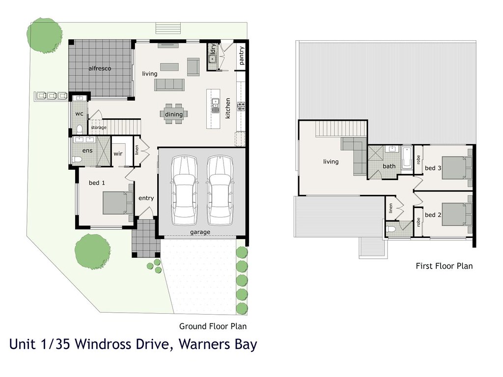 1/35 Windross Drive, Warners Bay NSW 2282 floorplan