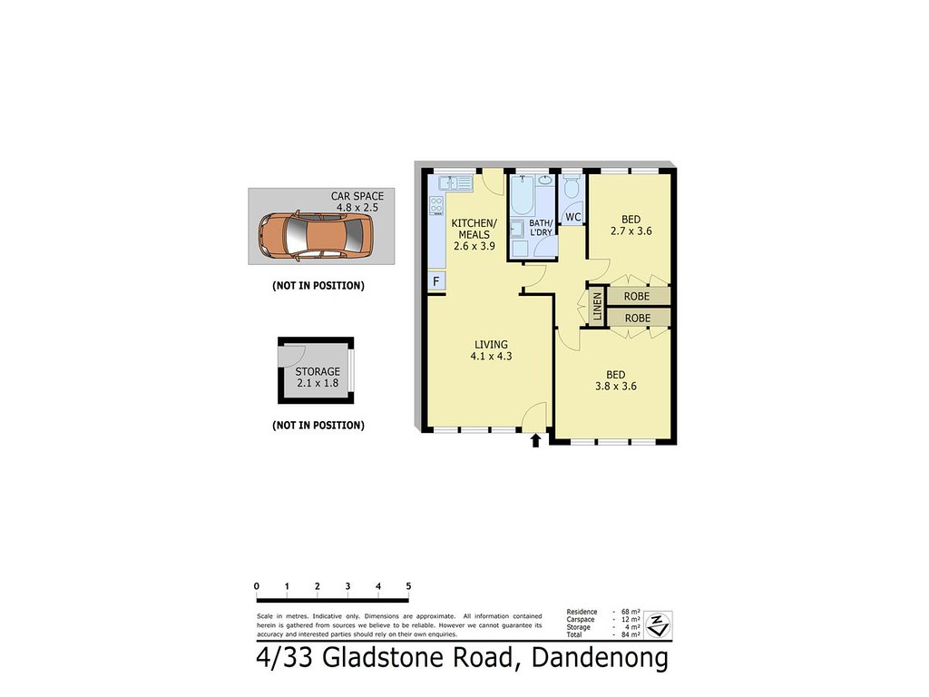 4/33 Gladstone Road, Dandenong VIC 3175 floorplan
